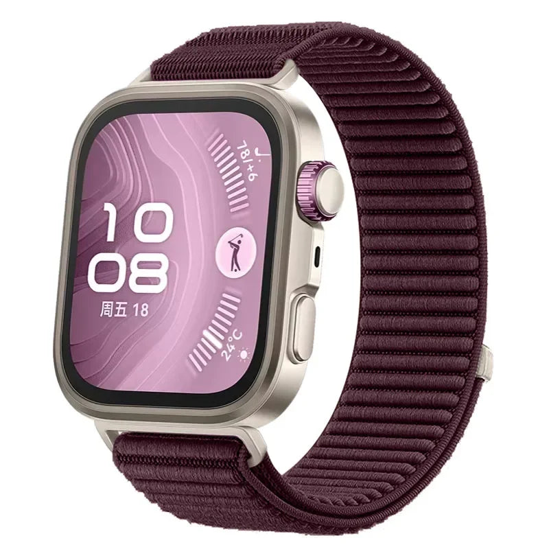 Bracelet Huawei Watch Fit 3/4 (Nylon tressé) - 16 coloris