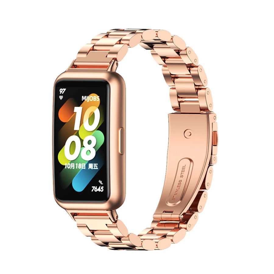 Bracelet Huawei Band 7 (Acier inoxydable) - 4 coloris