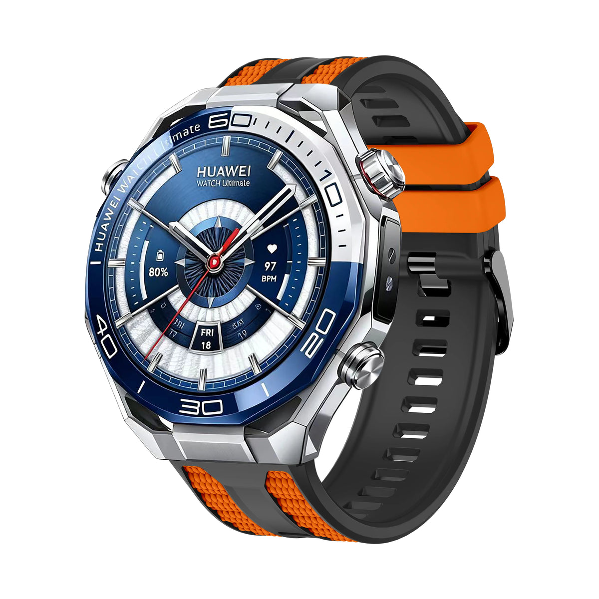 Bracelet EasyFit | 22mm (Silicone militaire) 10 coloris