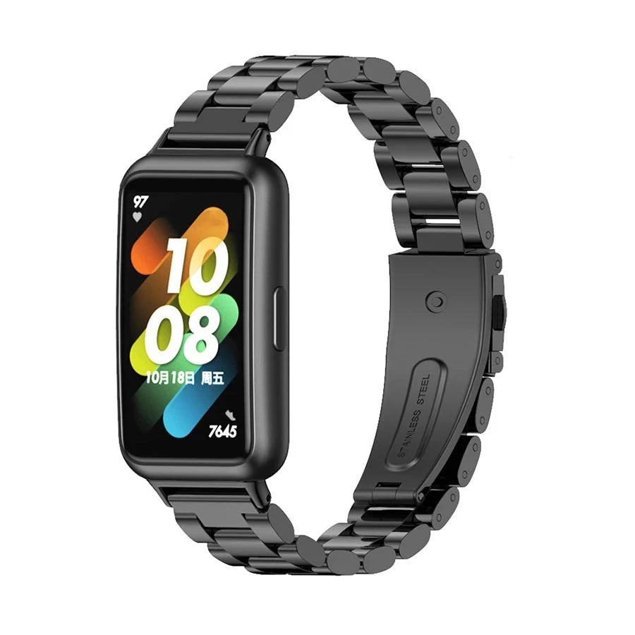 Bracelet Huawei Band 7 (Acier inoxydable) - 4 coloris