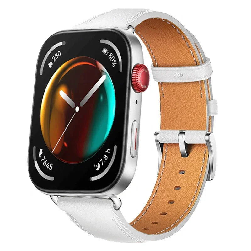 Bracelet Huawei Watch Fit 3/4 (Cuir Véritable) - 6 coloris